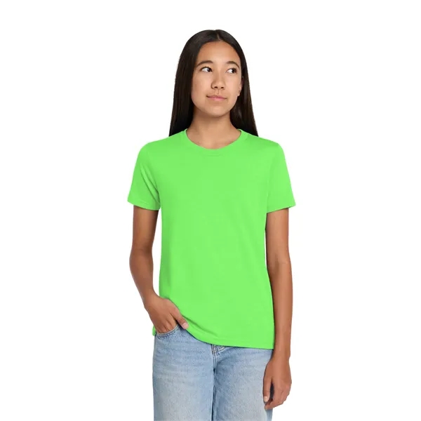 BELLA+CANVAS Youth Heather CVC Tee