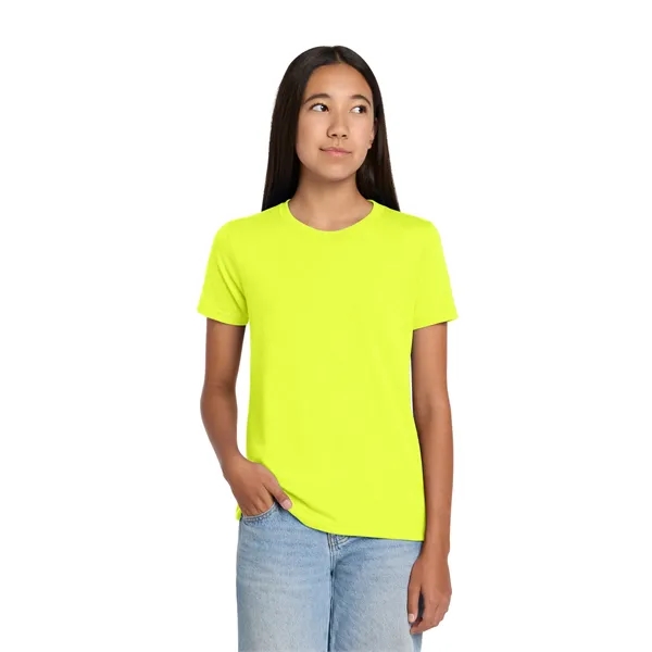 BELLA+CANVAS Youth Heather CVC Tee