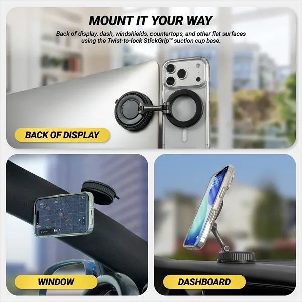 Scosche® MagicMount™ MS 5-IN-1 Magnetic Phone Mount