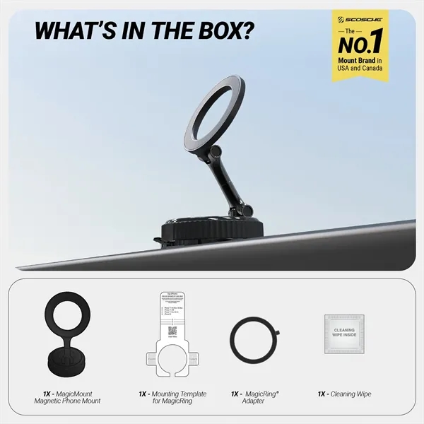 Scosche® MagicMount™ MS 5-IN-1 Magnetic Phone Mount