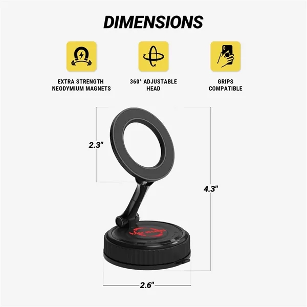 Scosche® MagicMount™ MS 5-IN-1 Magnetic Phone Mount