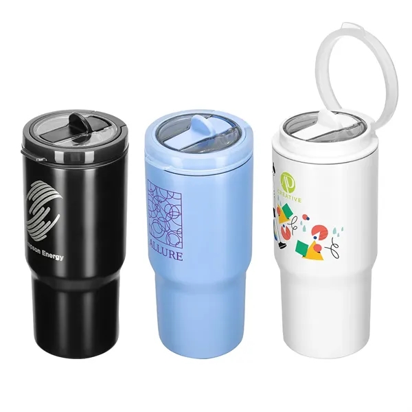Quincy 25 oz Eco-Friendly Vacuum Insulated Tumbler w/ Remova