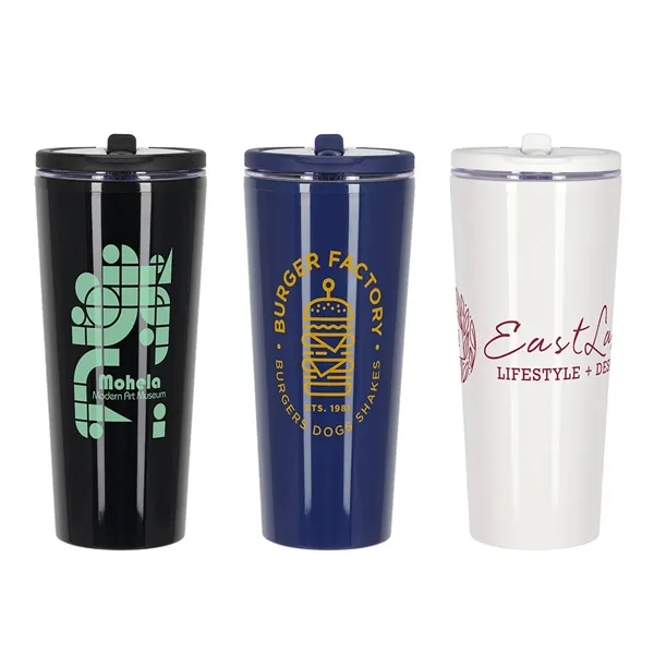 Larsen 24 oz Recycled Acrylic Straw Tumbler w/ Handle