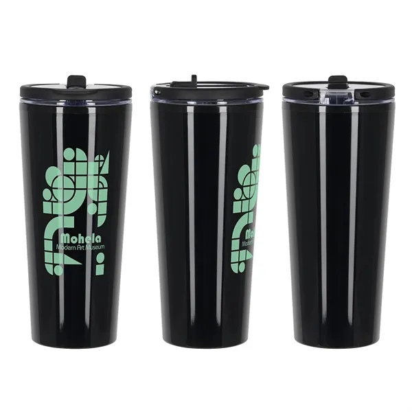 Custom Larsen 24 oz Recycled Acrylic Straw Tumbler w/ Handle