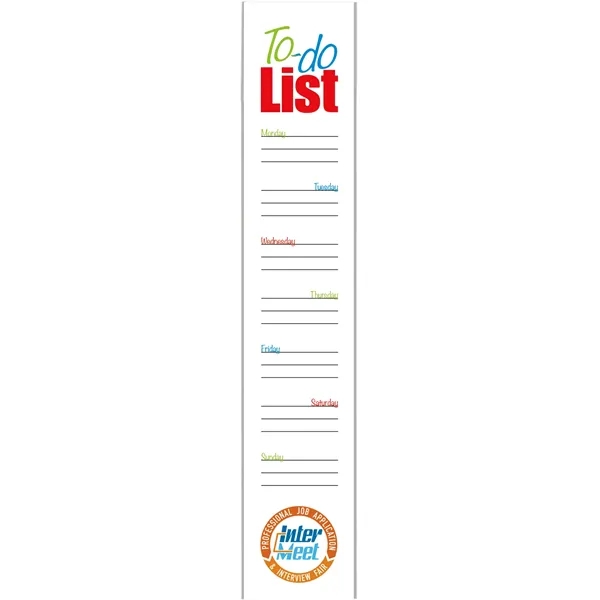 Custom Souvenir® Sticky Note™ 12" X 2" Pad, 25 sheet