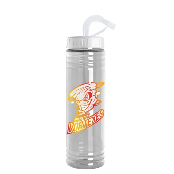 Garyline® Slim Fit Water Bottle With Straw Lid - 24 oz.