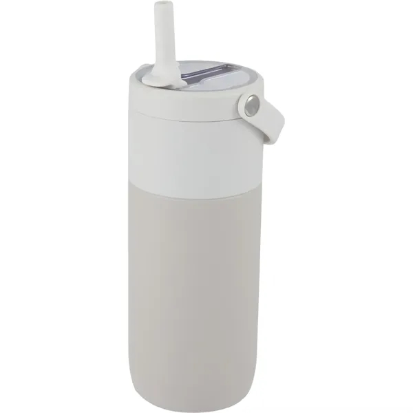 Custom ROOTS Ceramic Lined Travel Tumbler w/ Straw 20oz