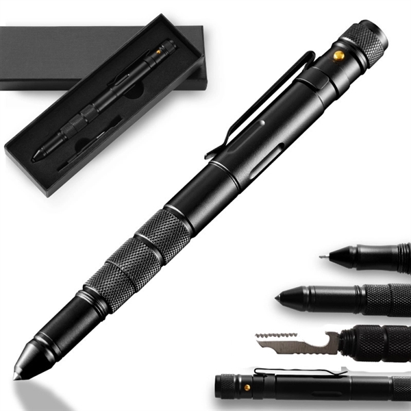 Flashlight Strobe Bottle Opener Defense Tactical Pen - Flashlight Strobe Bottle Opener Defense Tactical Pen - Image 0 of 4