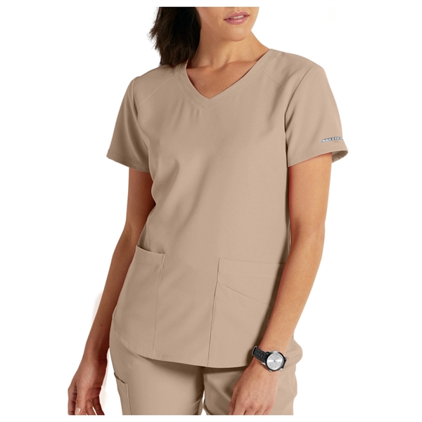 Barco Skechers Women's Vitality V-Neck Solid Scrub Top - Barco Skechers Women's Vitality V-Neck Solid Scrub Top - Image 12 of 16