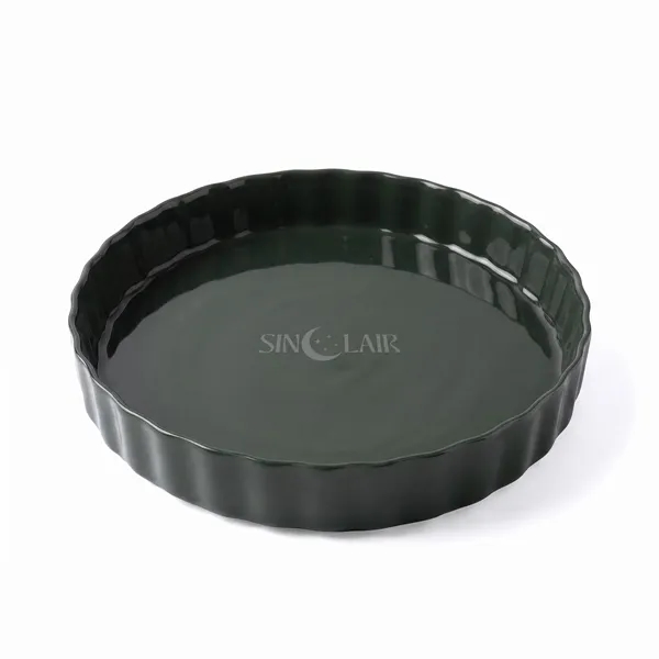 Sinclair Stoneware Pie Dish