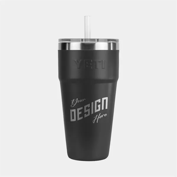 26 Oz YETI® Stainless Steel Insulated Tumbler w/ Straw