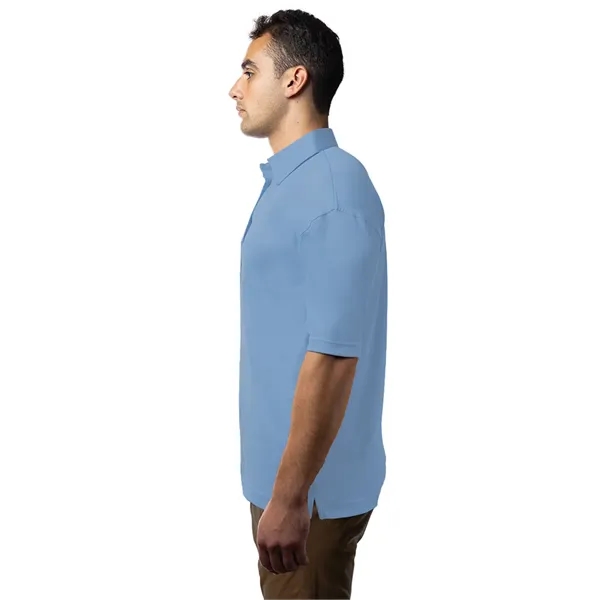 Mens Bonded Collar Dress Polo