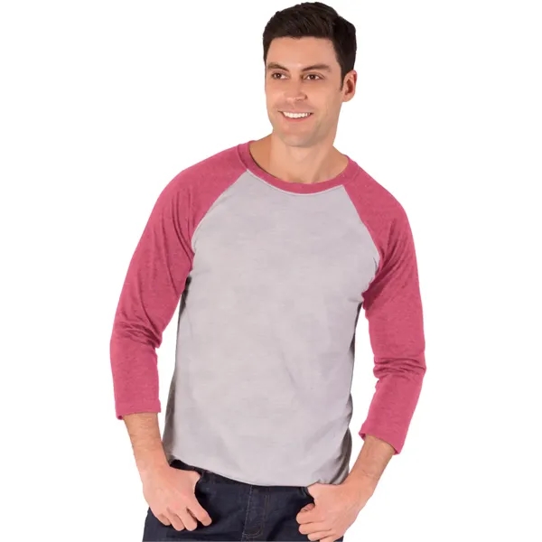 Adult 3/4 Sleeve Triblend Baseball T-Shirt