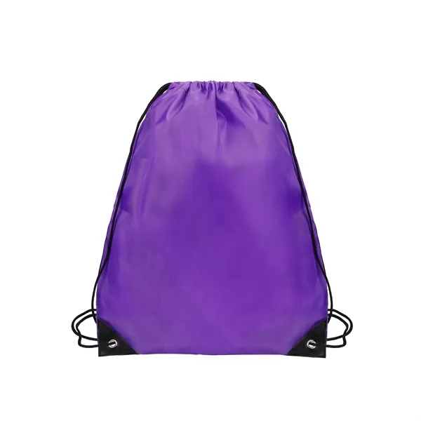13.4"x16.5" Polyester Sports Drawstring Backpack Cinch Bag