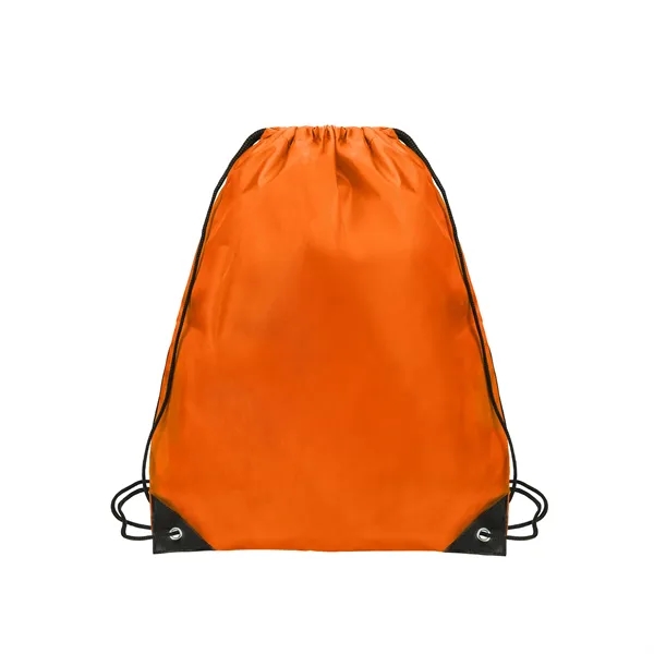 13.4"x16.5" Polyester Sports Drawstring Backpack Cinch Bag