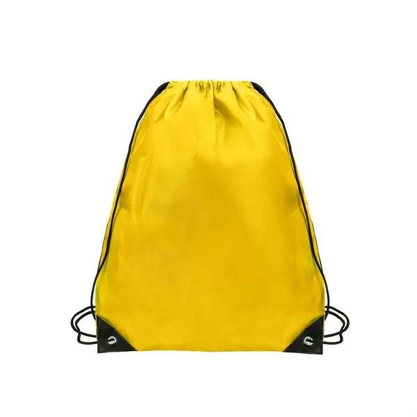 13.4"x16.5" Polyester Sports Drawstring Backpack Cinch Bag