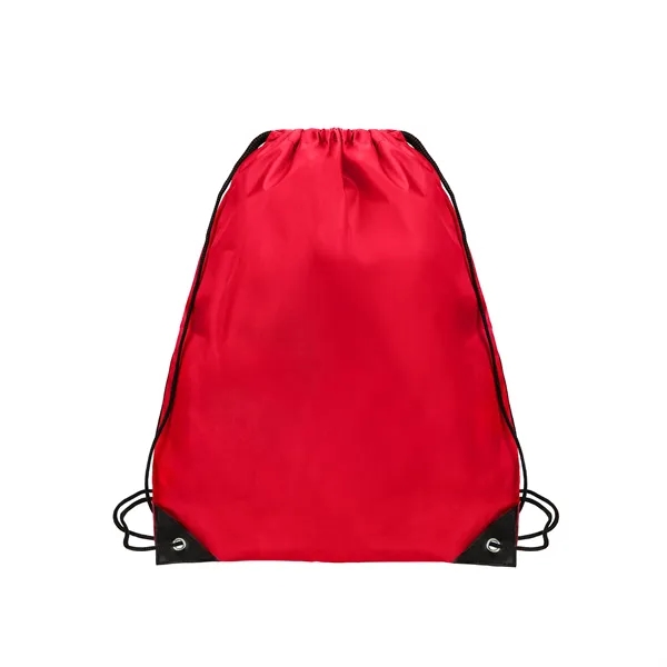 13.4"x16.5" Polyester Sports Drawstring Backpack Cinch Bag