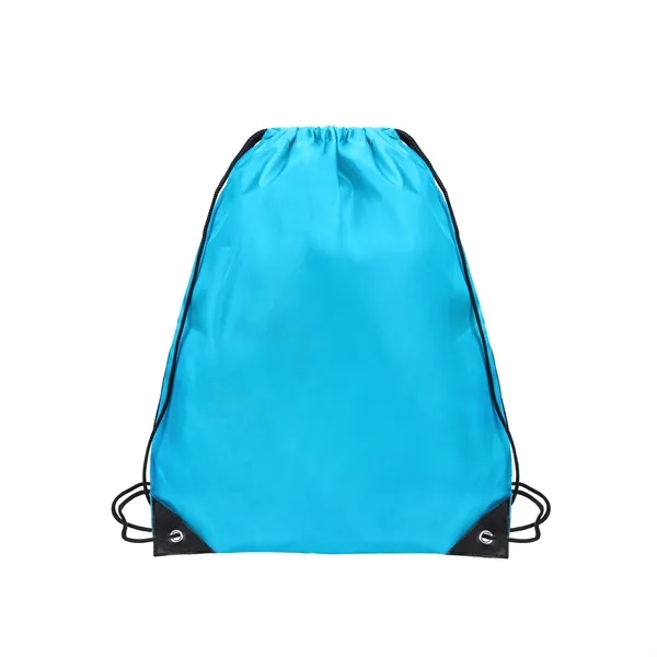 13.4"x16.5" Polyester Sports Drawstring Backpack Cinch Bag