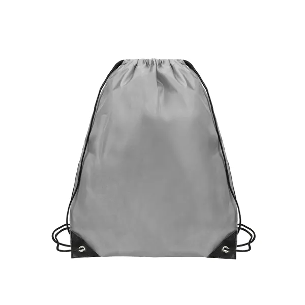 13.4"x16.5" Polyester Sports Drawstring Backpack Cinch Bag