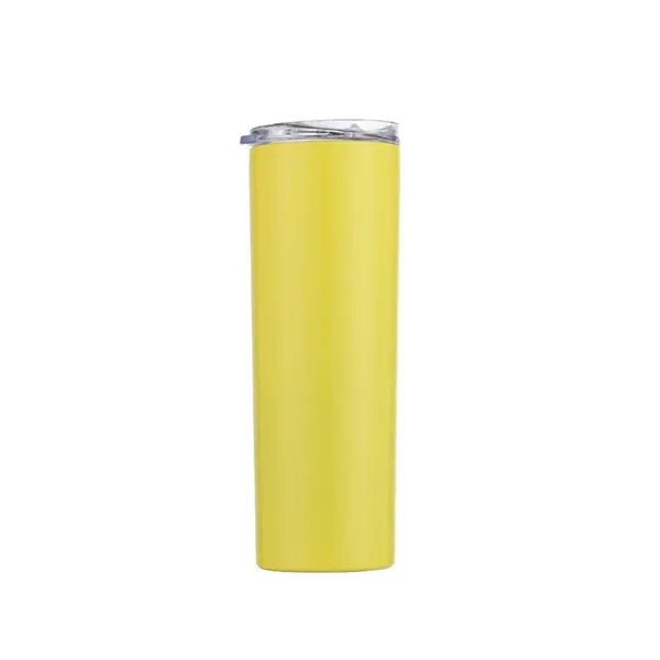 20 Oz Stainless Steel Insulated Skinny Tumbler W/ Slid Lid