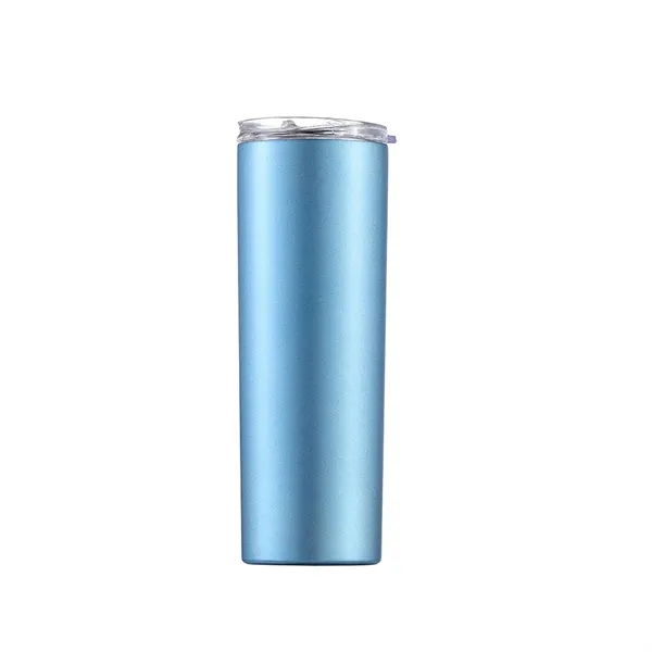 20 Oz Stainless Steel Insulated Skinny Tumbler W/ Slid Lid