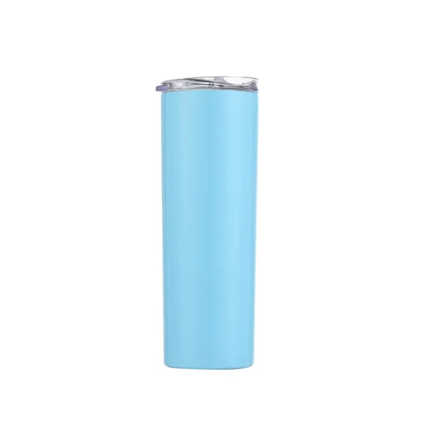 20 Oz Stainless Steel Insulated Skinny Tumbler W/ Slid Lid