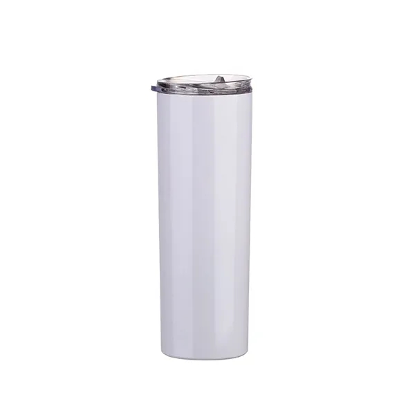 20 Oz Stainless Steel Insulated Skinny Tumbler W/ Slid Lid