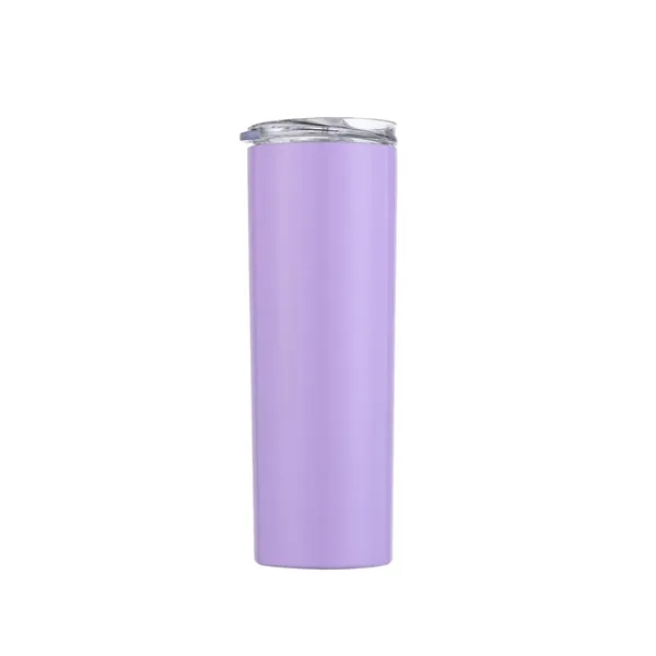 20 Oz Stainless Steel Insulated Skinny Tumbler W/ Slid Lid