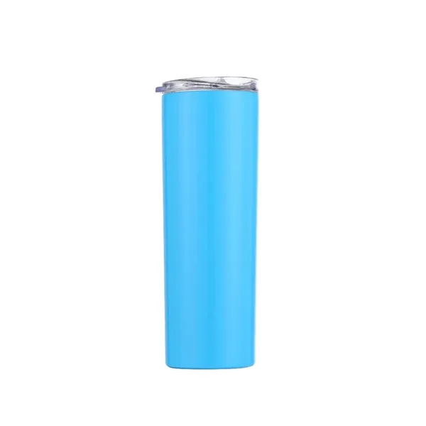 20 Oz Stainless Steel Insulated Skinny Tumbler W/ Slid Lid