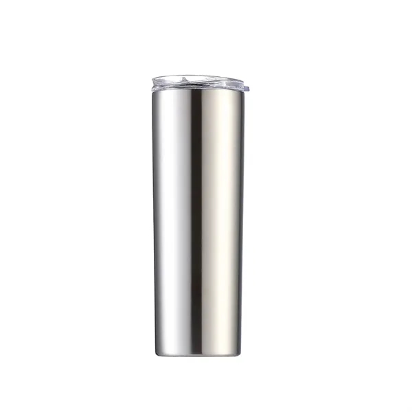 20 Oz Stainless Steel Insulated Skinny Tumbler W/ Slid Lid