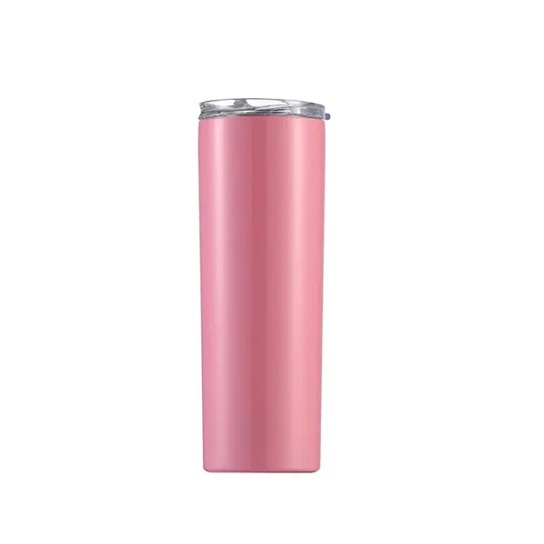 20 Oz Stainless Steel Insulated Skinny Tumbler W/ Slid Lid