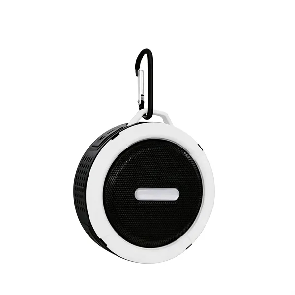 Small Wireless Bluetooth Speaker W/ Carabiner & Suction Cup