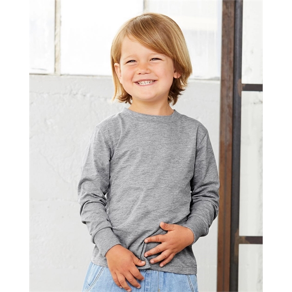 BELLA + CANVAS Toddler Jersey Long Sleeve Tee - BELLA + CANVAS Toddler Jersey Long Sleeve Tee - Image 0 of 14