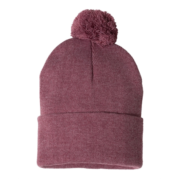 Sportsman 12" Pom-Pom Cuffed Beanie - Sportsman 12" Pom-Pom Cuffed Beanie - Image 47 of 103