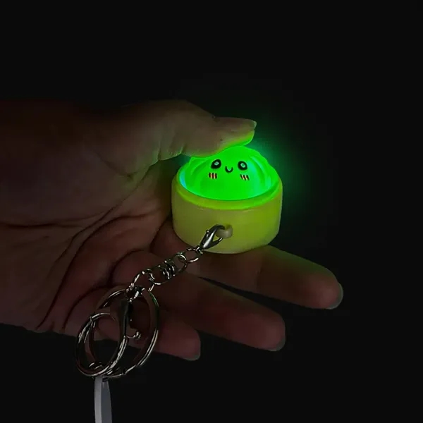 LED Dumpling Keychain