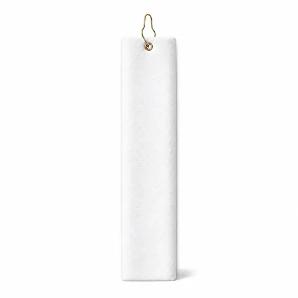 Velour Terry Golf Towel 6x25, Trifold Grommet, Blank