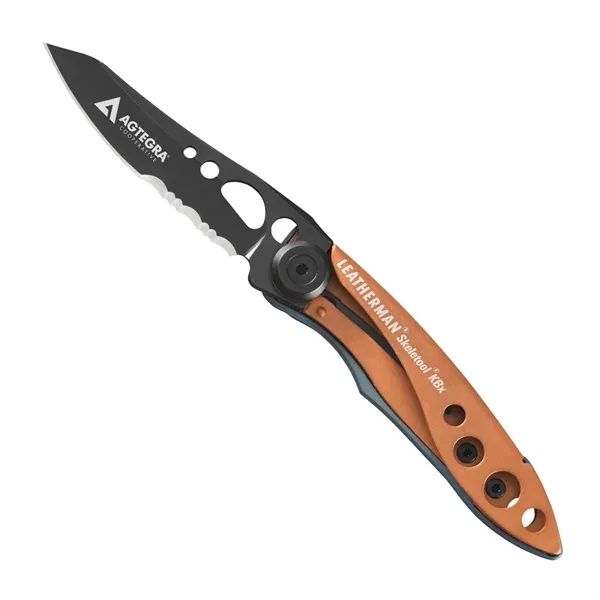 LEATHERMAN® SKELETOOL KBX SERRATTED POCKET KNIFE