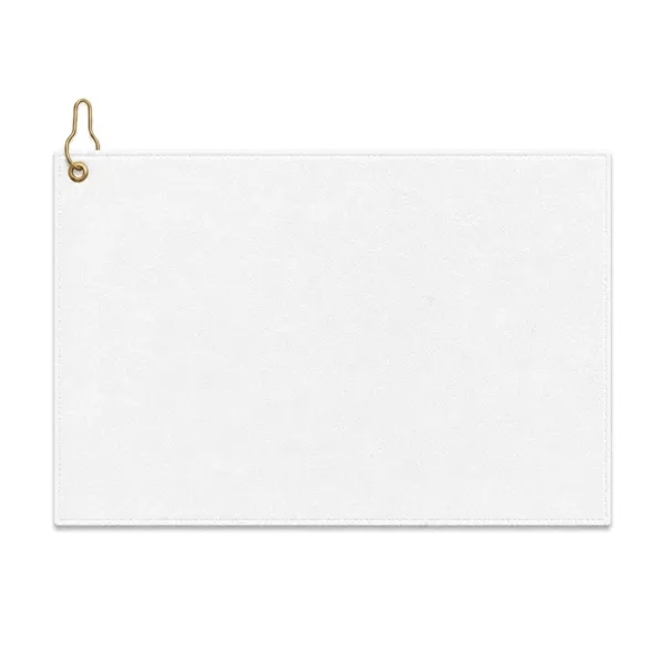 Suede Shammy Golf Towel 12x18, Nofold Grommet, Blank