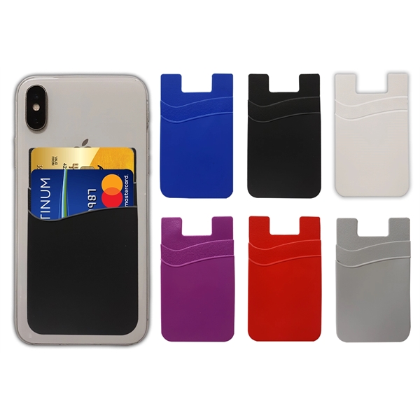 Phone Wallet - Dual Pocket Silicone - Phone Wallet - Dual Pocket Silicone - Image 1 of 13