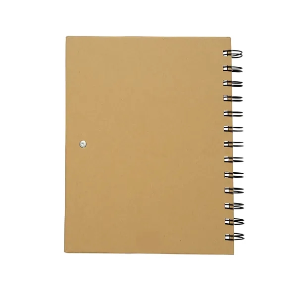 Spiral Notebook With Sticky Notes & Pen 5.75" x 7.25"