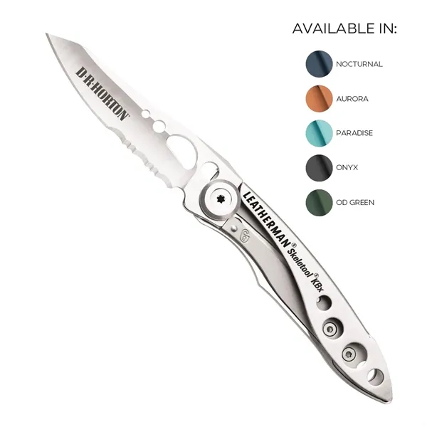 LEATHERMAN® SKELETOOL KBX SERRATTED POCKET KNIFE