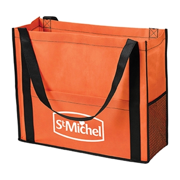 Chandler Non-Woven Mesh Tote Bag with Gusset - Chandler Non-Woven Mesh Tote Bag with Gusset - Image 6 of 11