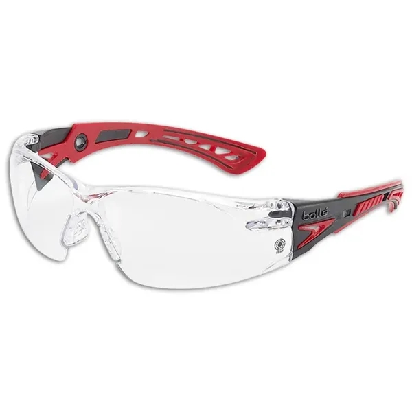 Bolle Rush Plus Temple RED Lens Clear