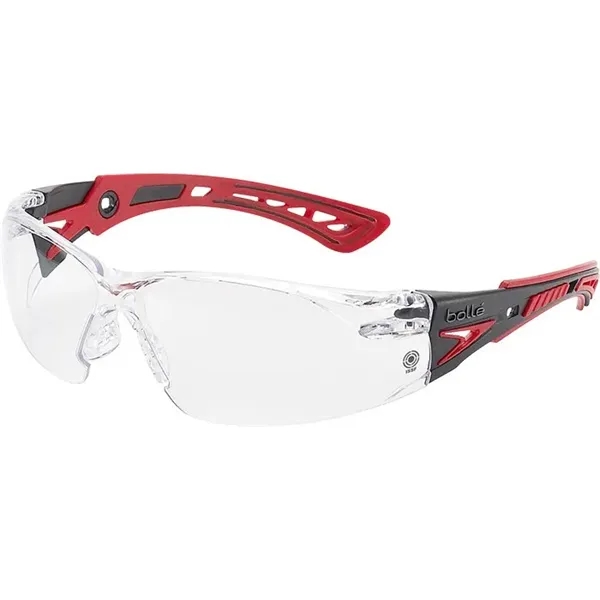 Bolle Rush Plus Temple RED Lens Clear