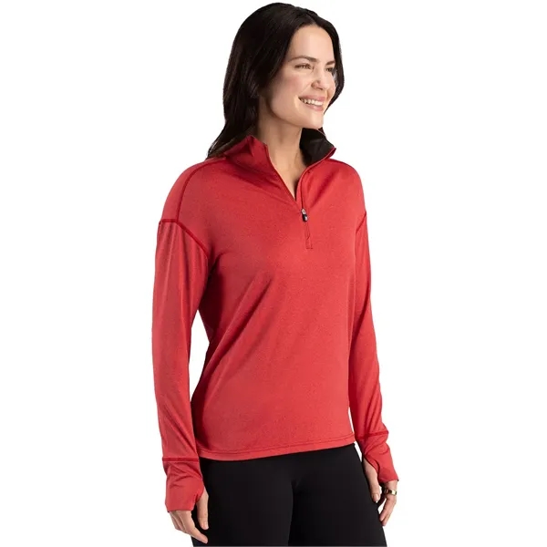Cutter & Buck Forge Recycled Four-Way Stretch Womens Quar...