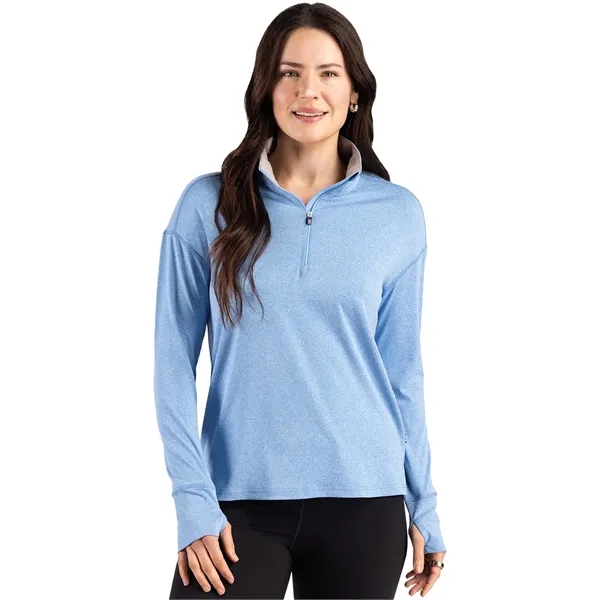 Cutter & Buck Forge Recycled Four-Way Stretch Womens Quar...