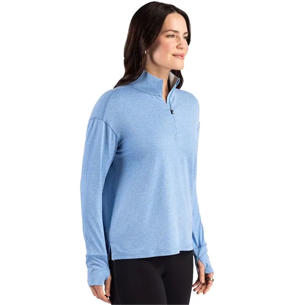 Cutter & Buck Forge Recycled Four-Way Stretch Womens Quar...