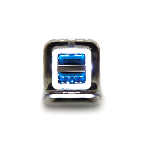 Dual Car USB Phone Charger - Metal - Dual Car USB Phone Charger - Metal - Image 1 of 1