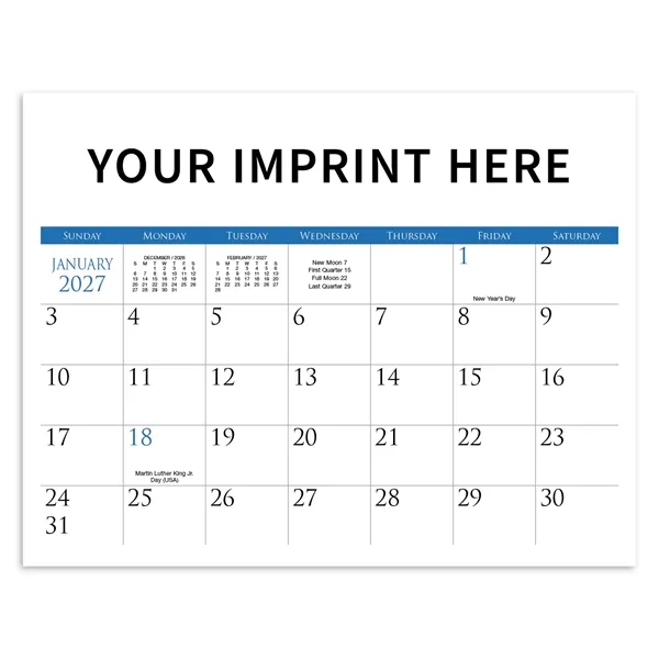Triumph® Calendars Small Quantity Custom - Stapled Calendar
