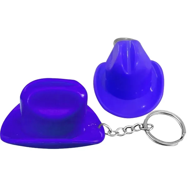 Cowboy Hat Bottle Opener Keychain